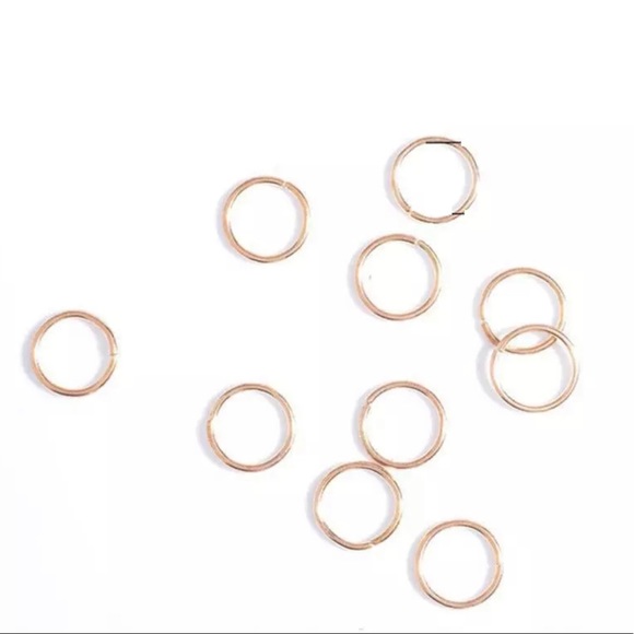 Simple Hair Rings (10- pack) - Picture 4 of 4